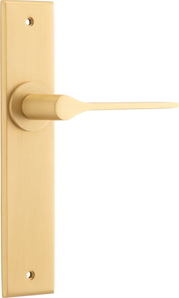 Como Lever - Chamfered Backplate - Entry - Point - 15258 - Iver