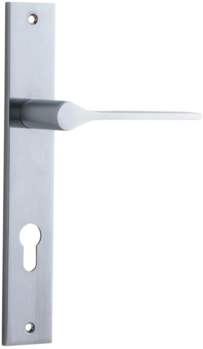 Como Lever - Rectangular Backplate - Entry - Point - 12254E85 - Iver