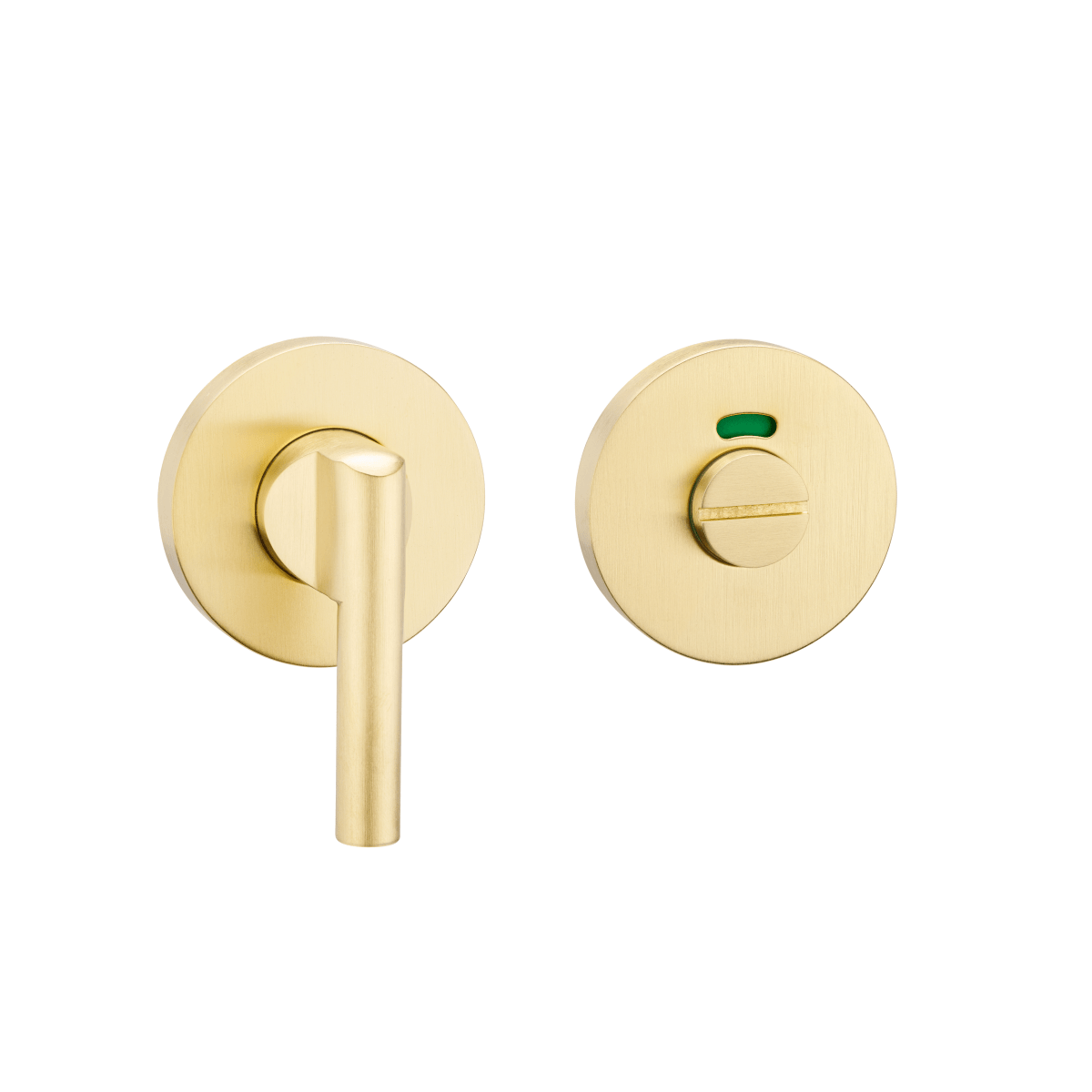 Disabled Privacy Turn, (60mm Backset) Satin Brass By Zanda - Entry - Point - 10421.SB - Zanda