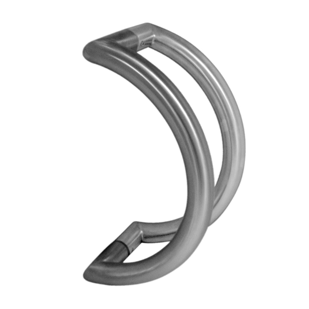 DN54 300mm Stainless Steel Curved D - Handle - Entry - Point - 9005696 - Doric