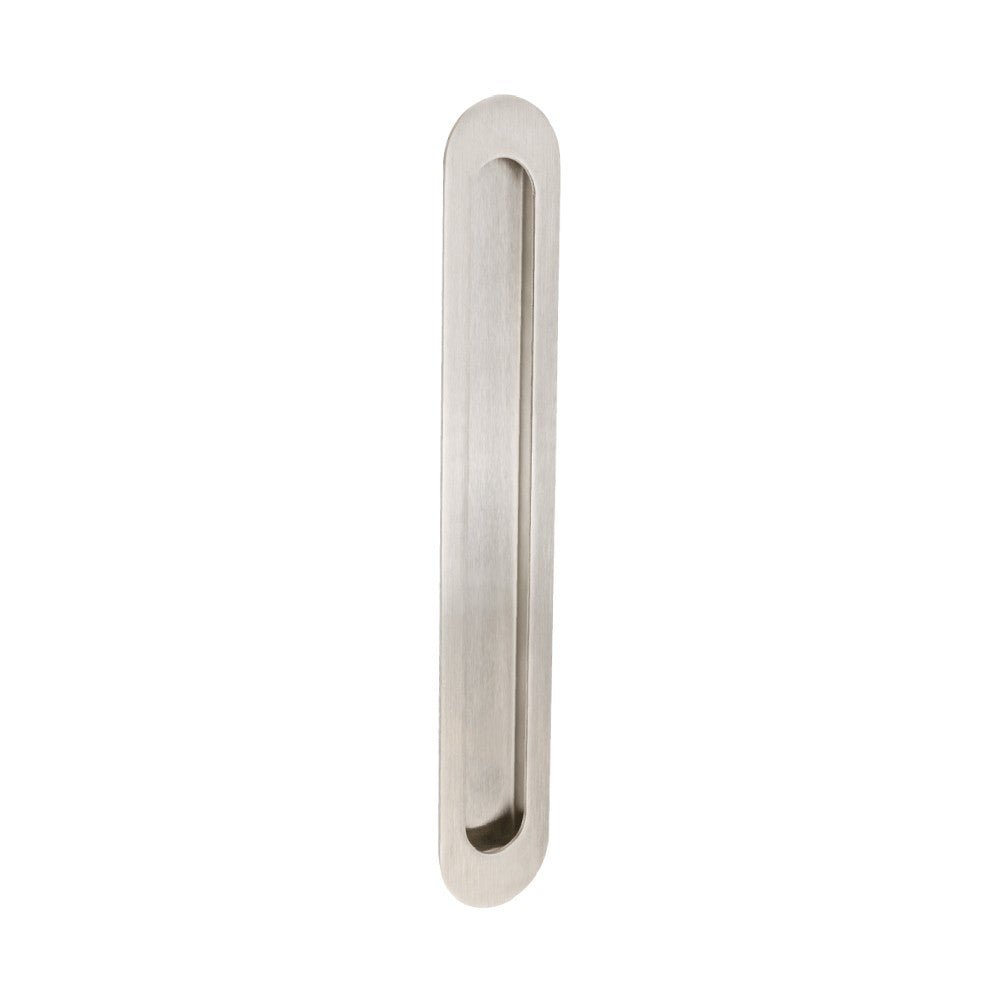 Duke Oval Flush Pull - Stainless - Entry - Point - 5314.SS - Zanda