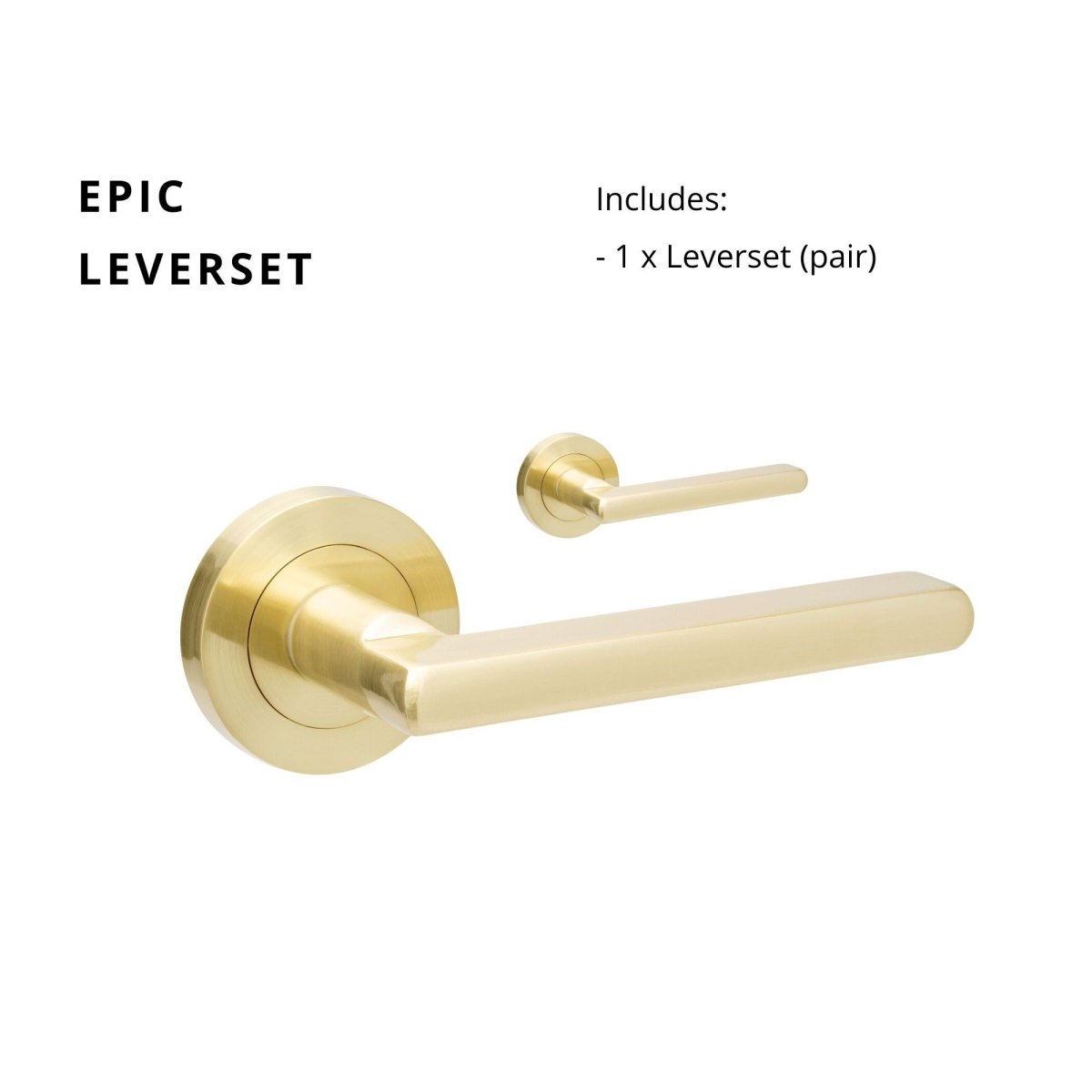 Epic – Satin Brass By Zanda - Entry - Point - 10020.SB - Zanda