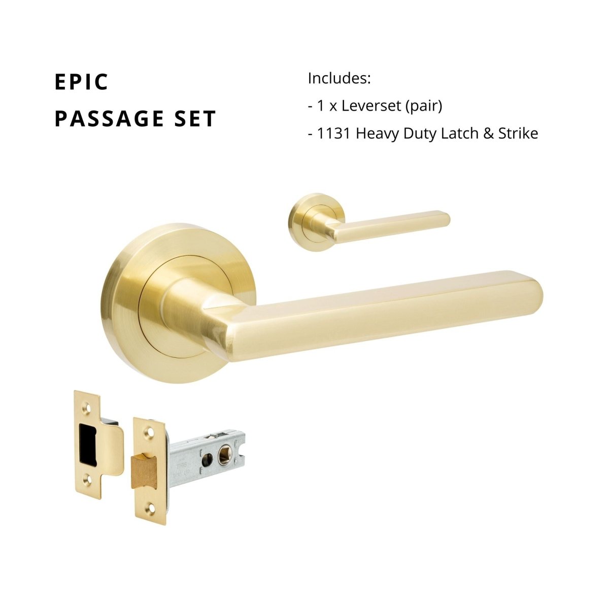 Epic – Satin Brass By Zanda - Entry - Point - 10021.SB - Zanda