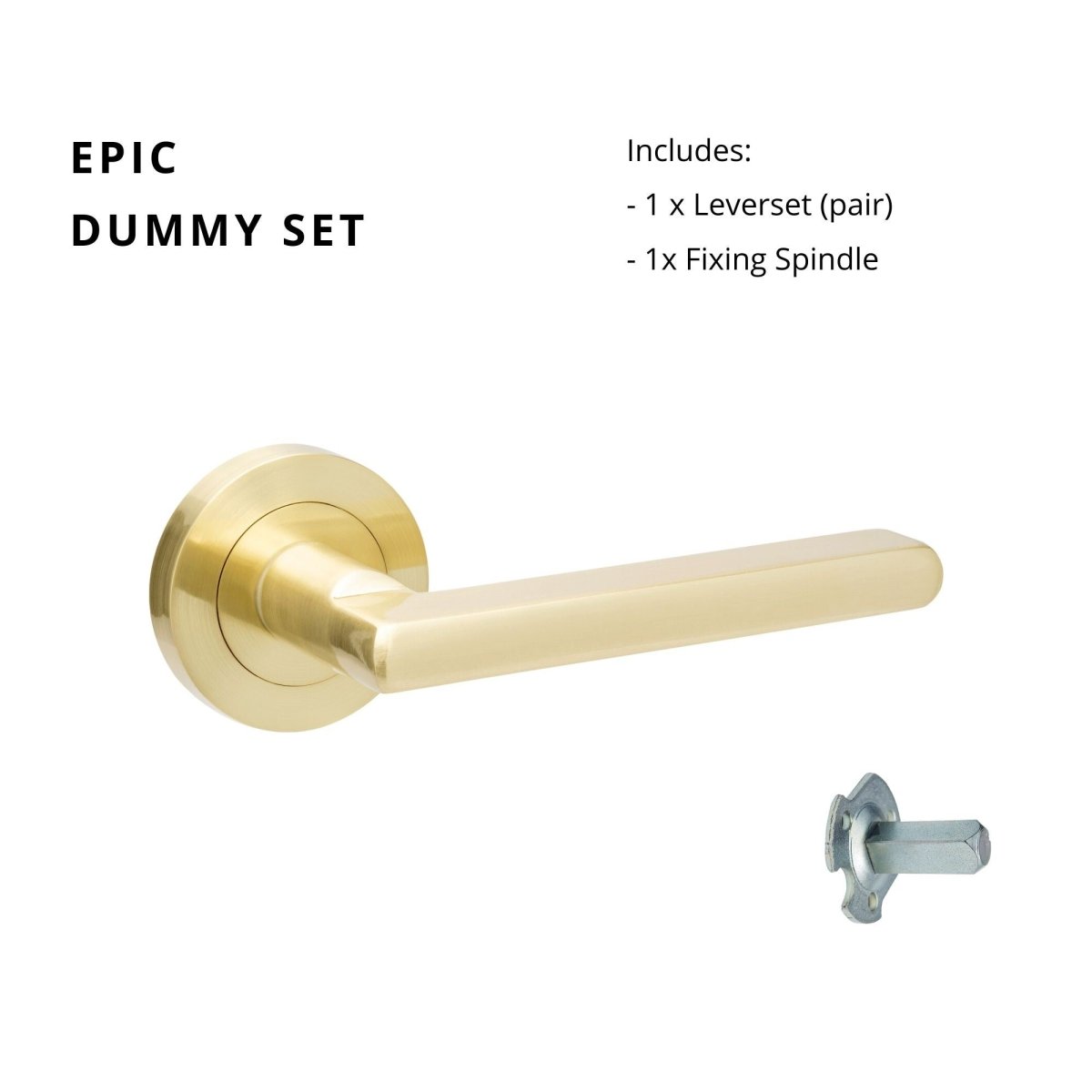 Epic – Satin Brass By Zanda - Entry - Point - 10023.D.SB - Zanda