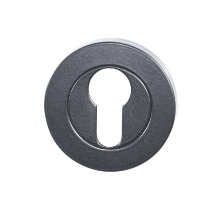 Euro Escutcheon (Pair) By Zanda - Entry - Point - 7020.2.BLK - Zanda