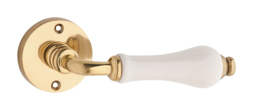 Exeter Lever - Round Rose by Tradco - Entry - Point - 0827 - Tradco