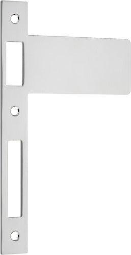 Extended Striker Plates - Entry Point - Iver - Polished Nickel - External Locks