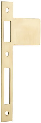 Extended Striker Plates - Entry Point - Iver - Polished Brass - External Locks