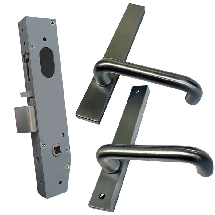 LOCKTON 23mm Mortice Lock KIT4 (DOUBLE CYL.) - Inc. Lock, Furniture & Cylinders