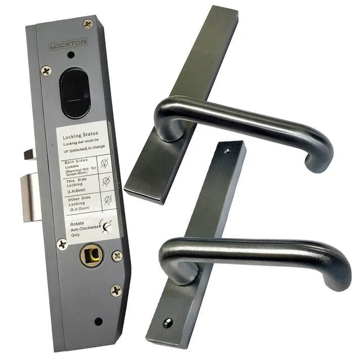 LOCKTON 30mm Mortice Lock KIT3 (PASSAGE) - Inc. Lock & Furniture