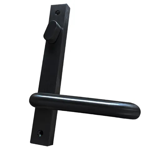 LOCKTON Narrow Stile - Sq. End - INT PLATE - SNIB & LEVER - *Matte BLACK*