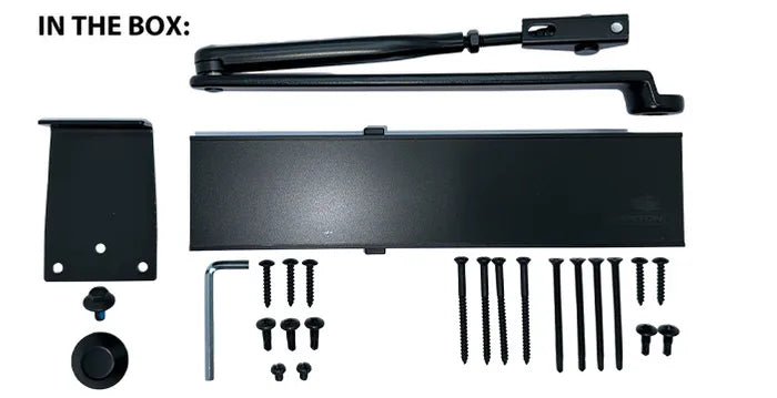 LOCKTON '165 Series' DOOR CLOSER - Rack & Pinion - (2-6) *MATTE BLACK*