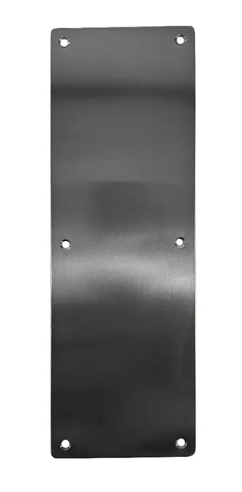 LOCKTON S/Steel (PLAIN) PUSH PLATE (300mm x 100mm) *Black*