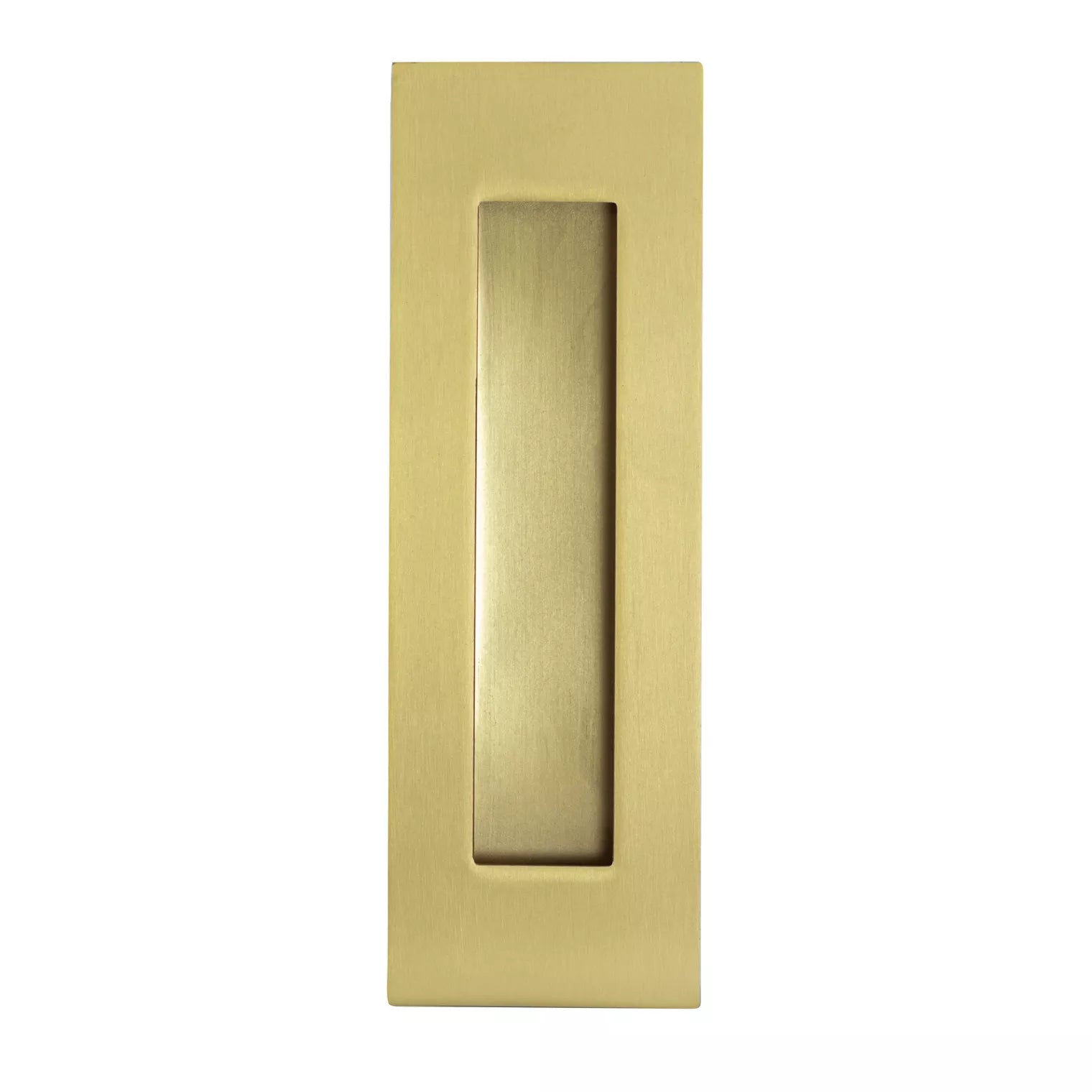 Vivid Collection 150mm Sliding Flush Pull - Satin Brass