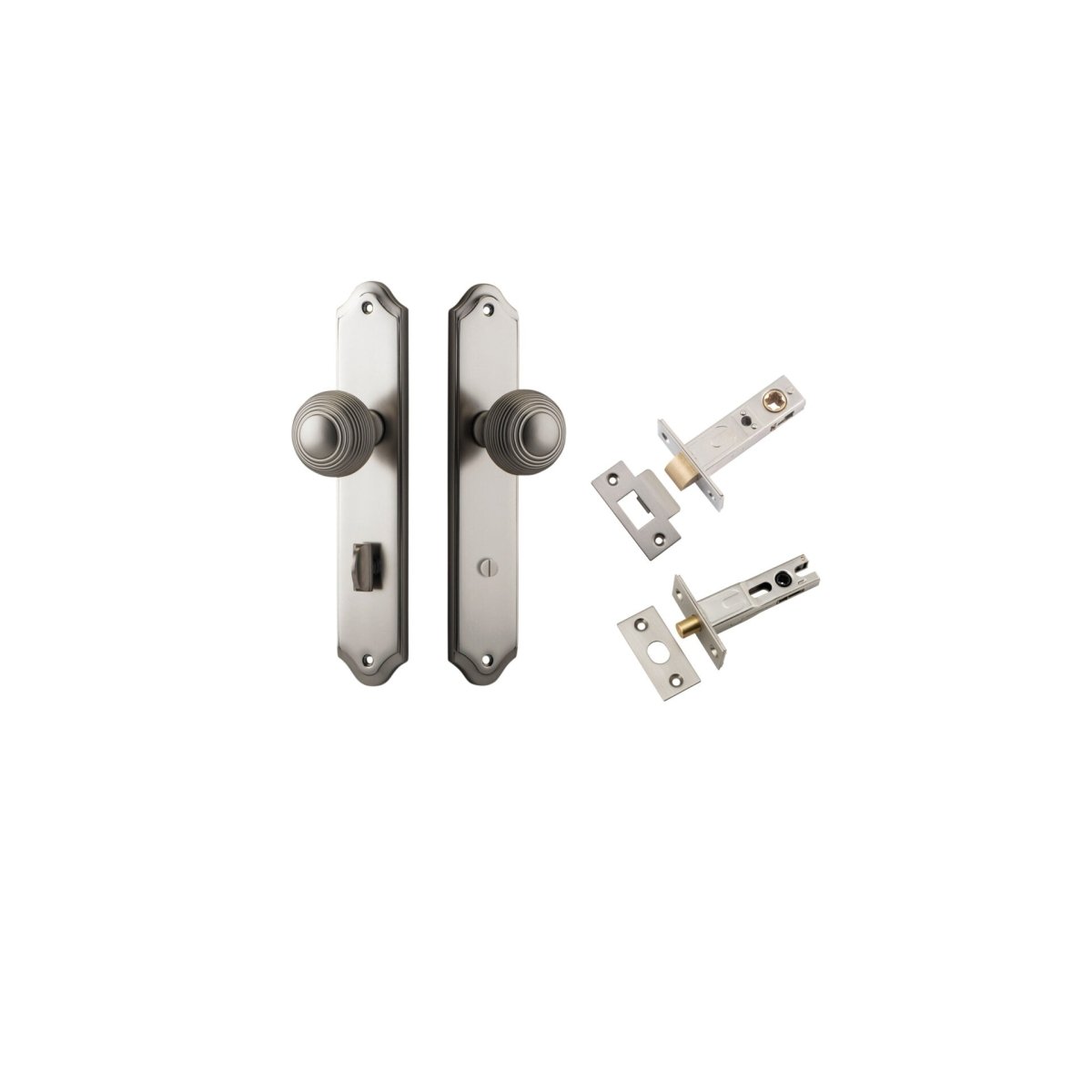 Guildford Knob - Shouldered Backplate - Entry - Point - 14830KPRIV60 - Iver