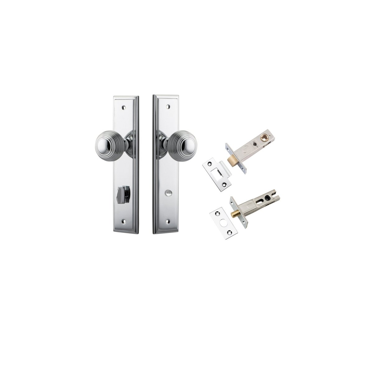 Guildford Knob - Stepped Backplate - Entry - Point - 11842KPRIV60 - Iver