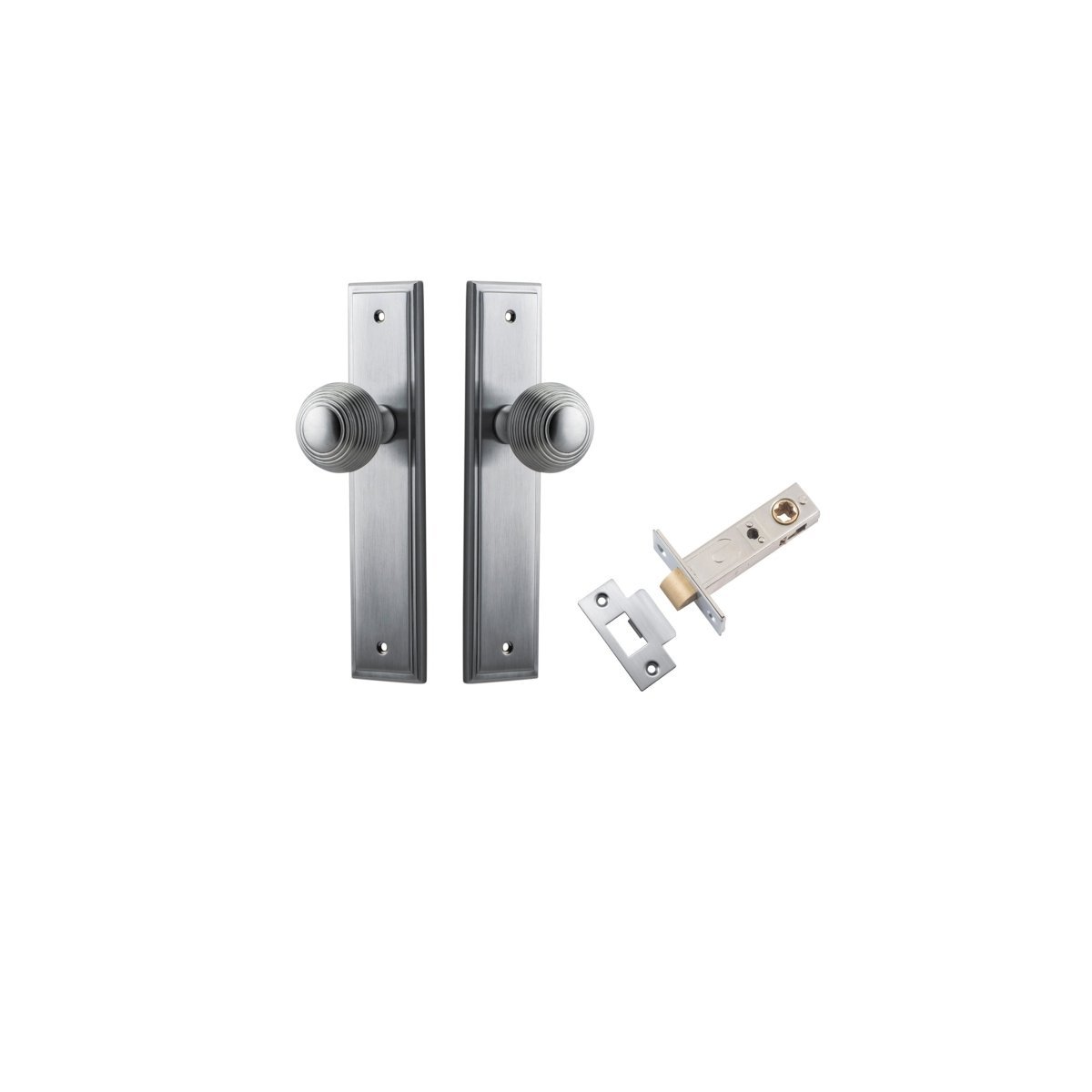 Guildford Knob - Stepped Backplate - Entry - Point - 12342KPASS60 - Iver