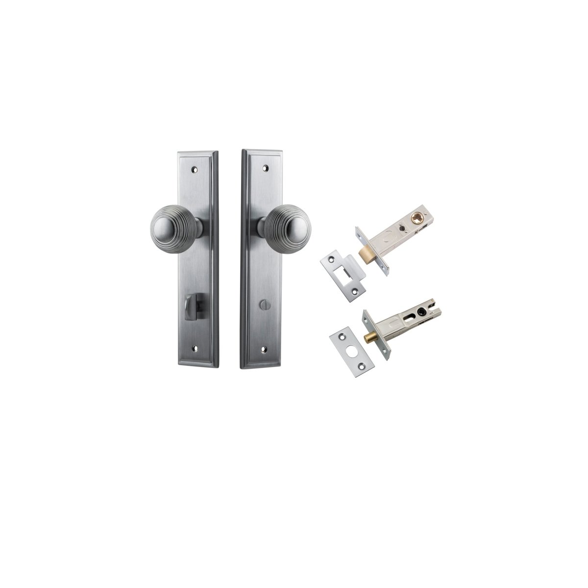 Guildford Knob - Stepped Backplate - Entry - Point - 12342KPRIV60 - Iver