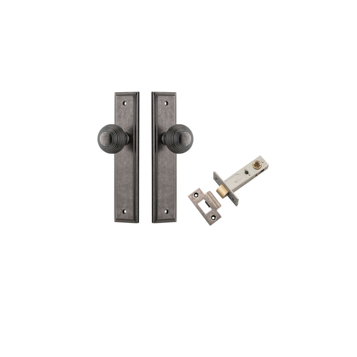 Guildford Knob - Stepped Backplate - Entry - Point - 13842KPASS60 - Iver