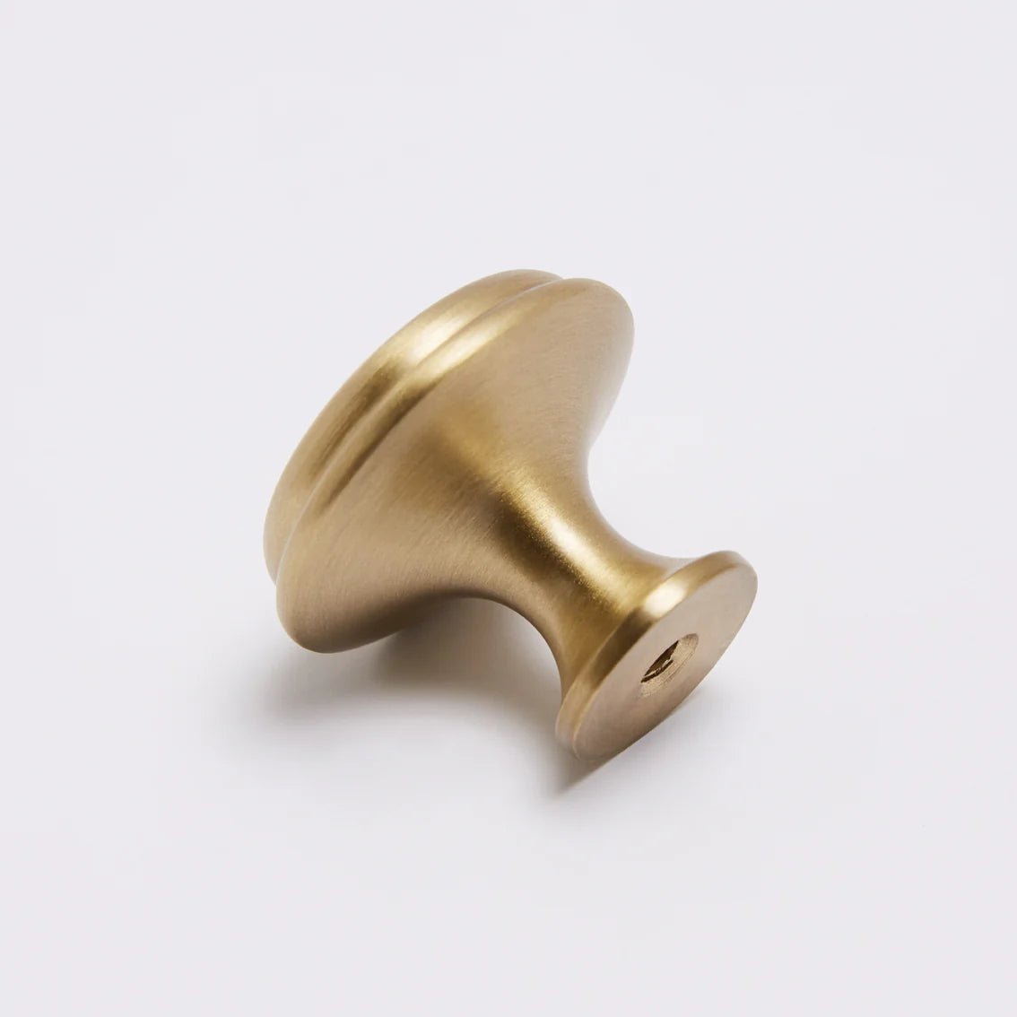 Halifax Knob - Burnished Brass By Hepburn - Entry - Point - HKBB - Hepburn Hardware