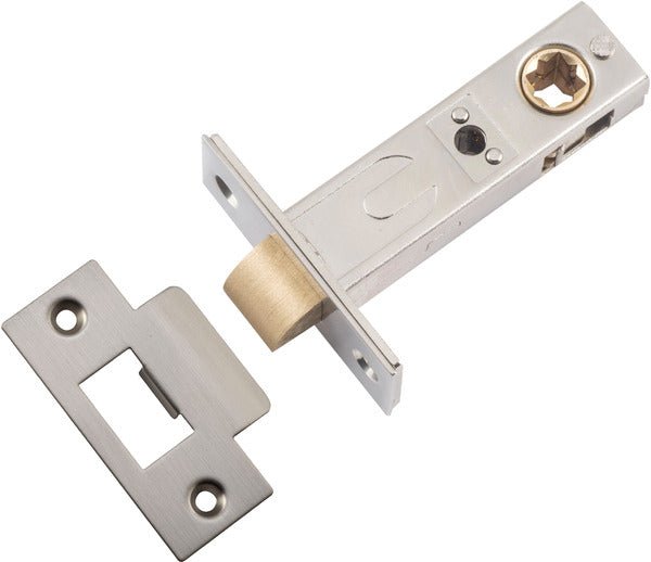 Hard Sprung Split Cam Tube Latch By Iver - Entry Point - Iver - Satin Nickel - Tube Latches & Bolts