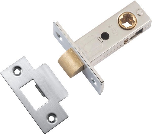 Hard Sprung Split Cam Tube Latch By Iver - Entry Point - Iver - Brushed Chrome - Tube Latches & Bolts