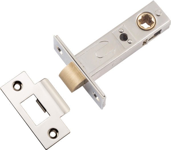 Hard Sprung Split Cam Tube Latch By Iver - Entry Point - Iver - Polished Nickel - Tube Latches & Bolts