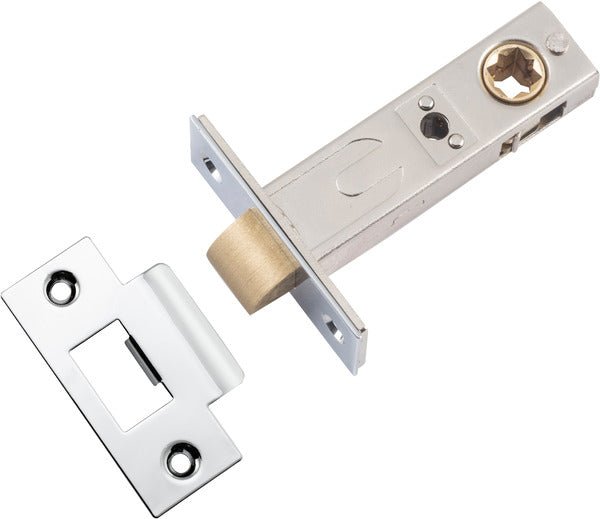 Hard Sprung Split Cam Tube Latch By Iver - Entry Point - Iver - Polished Chrome - Tube Latches & Bolts