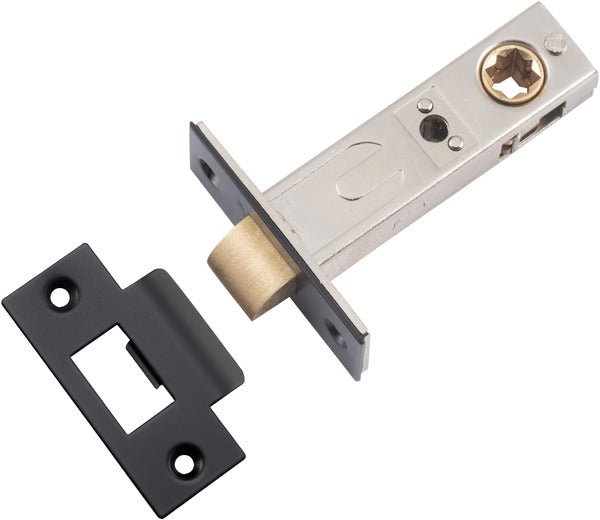 Hard Sprung Split Cam Tube Latch By Iver - Entry Point - Iver - Matt Black - Tube Latches & Bolts