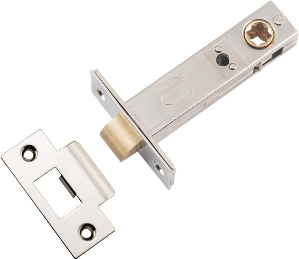 Hard Sprung Split Cam Tube Latch By Iver - Entry Point - Iver - Polished Nickel - Tube Latches & Bolts