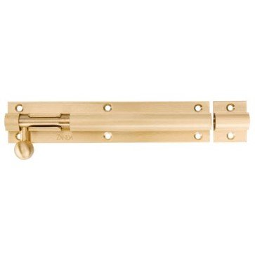 Heavy Duty 150mm Barrell Bolt - Satin Brass By Zanda - Entry - Point - 5224.SB - Zanda