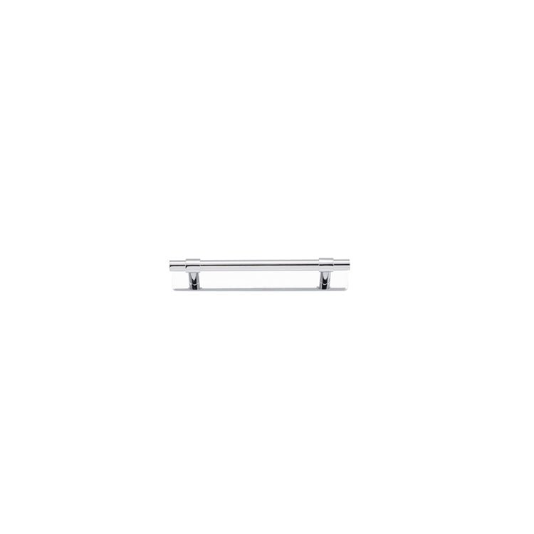 Helsinki Cabinet Pull with Backplate - Entry Point - Iver - Polished Chrome - Cabinet Pulls