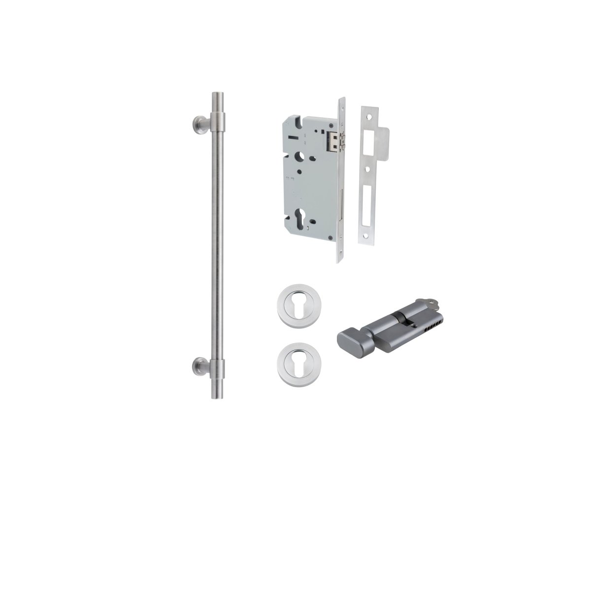 Helsinki Pull Handle - Entry Point - Iver - Polished Chrome - Pull Handles