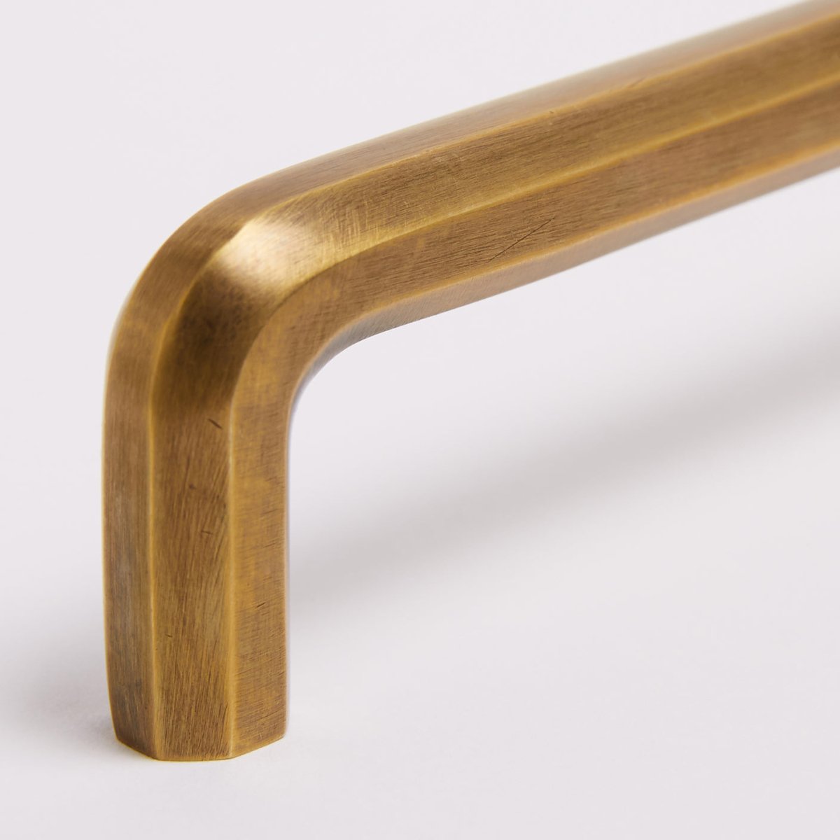 Henley Handle - Acid Washed Brass by Hepburn - Entry - Point - H128AWB - Hepburn Hardware