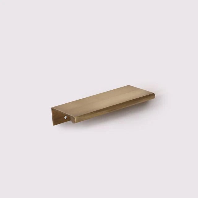 HH x Ren Lip Pull - Acid Washed Brass by Hepburn Hardware - Entry - Point - HHR100AWB - Hepburn Hardware