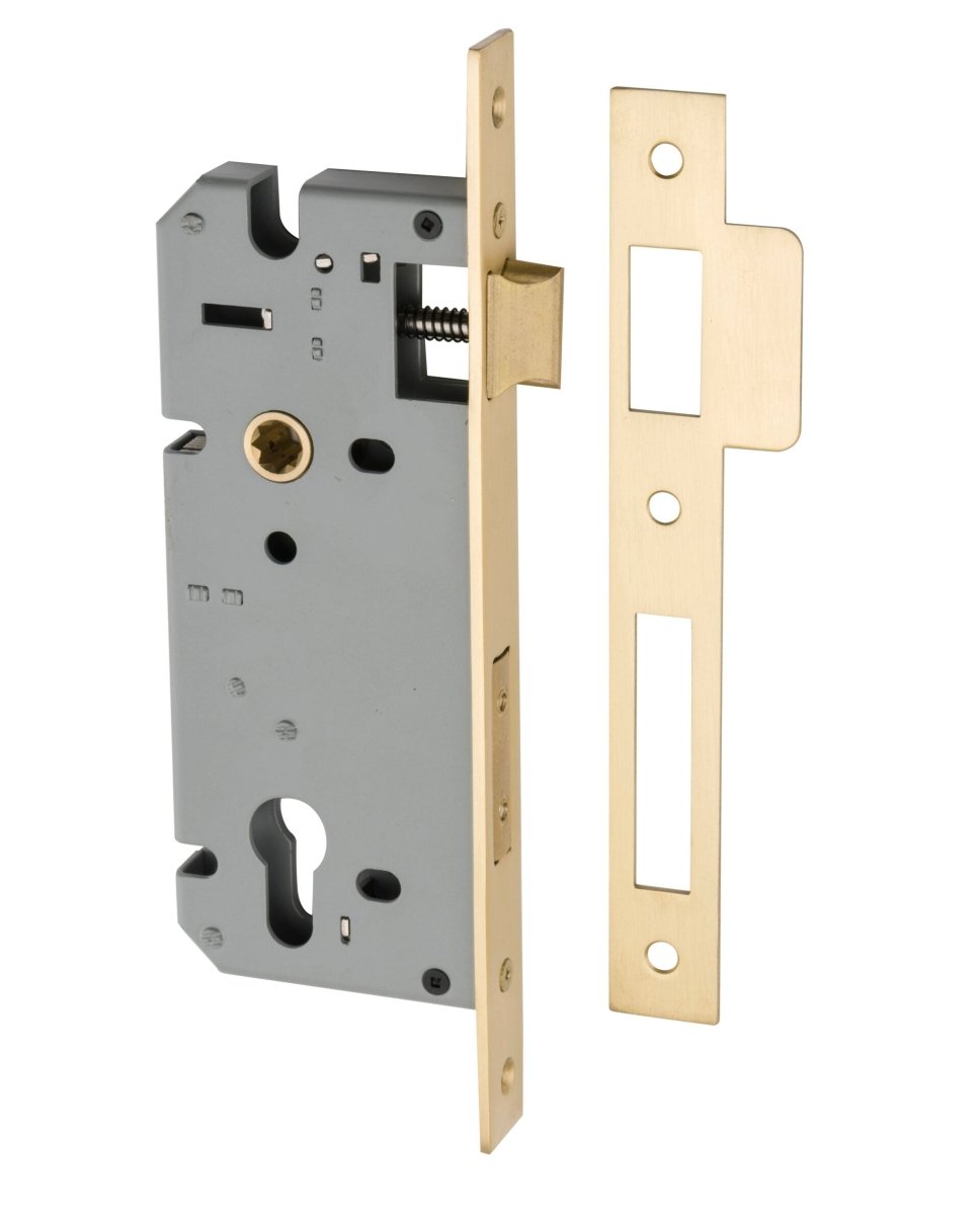 IVER 85mm Euro Mortice Lock – Non - Rebated, 45mm and 60mm Backset - Entry - Point - 17162 - Iver