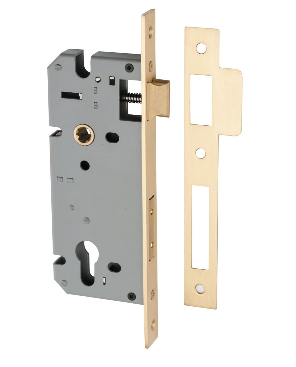 IVER 85mm Euro Mortice Lock – Non - Rebated, 45mm and 60mm Backset - Entry - Point - 6106 - Iver