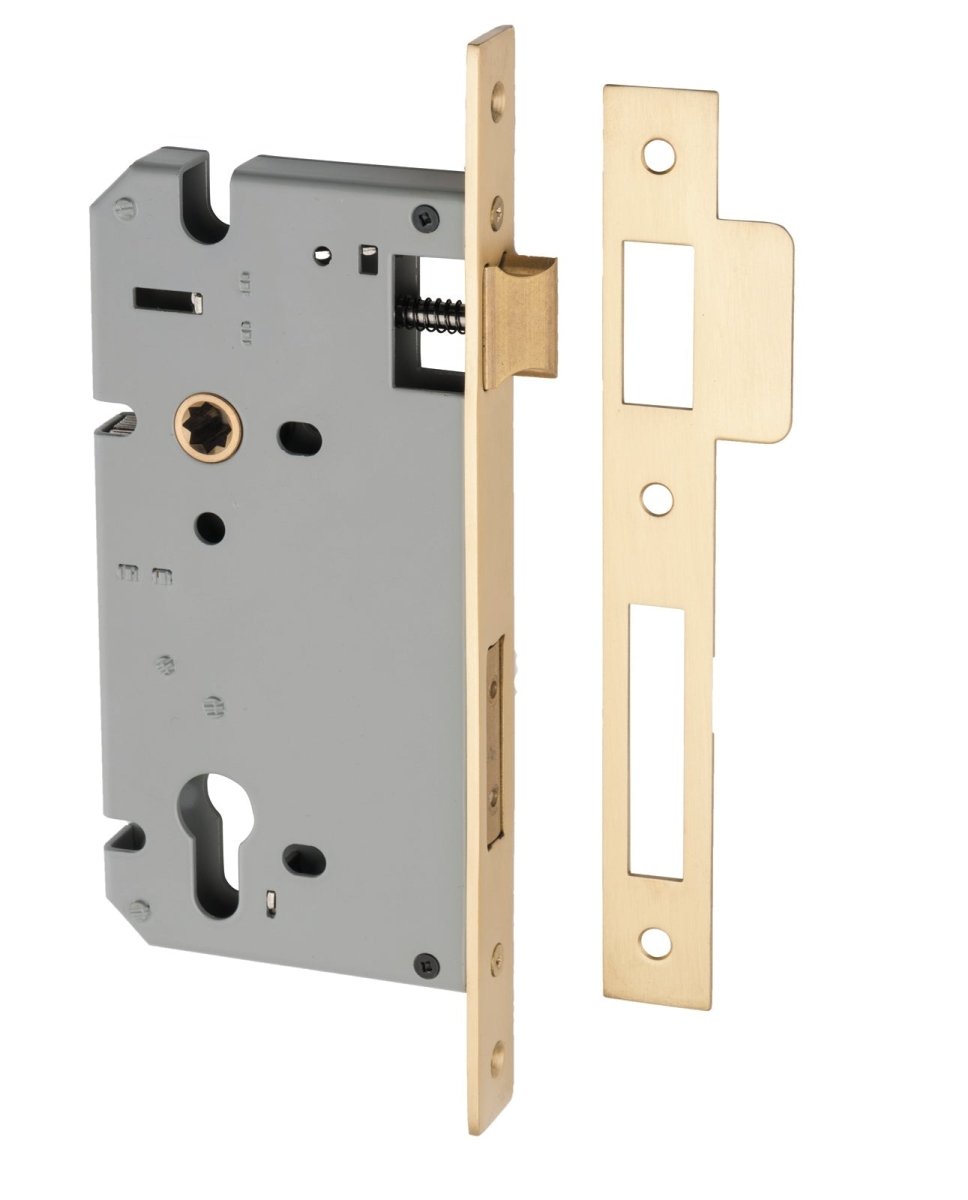 IVER 85mm Euro Mortice Lock – Non - Rebated, 45mm and 60mm Backset - Entry - Point - 6107 - Iver