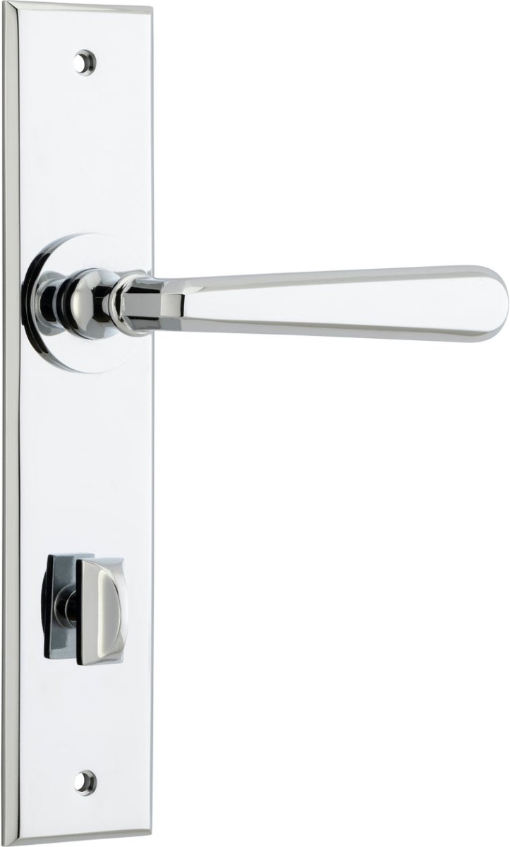 IVER Copenhagen Solid Brass Chamfered Door Handle – Multiple Finishes Available - Entry - Point - 11880P85 - Iver