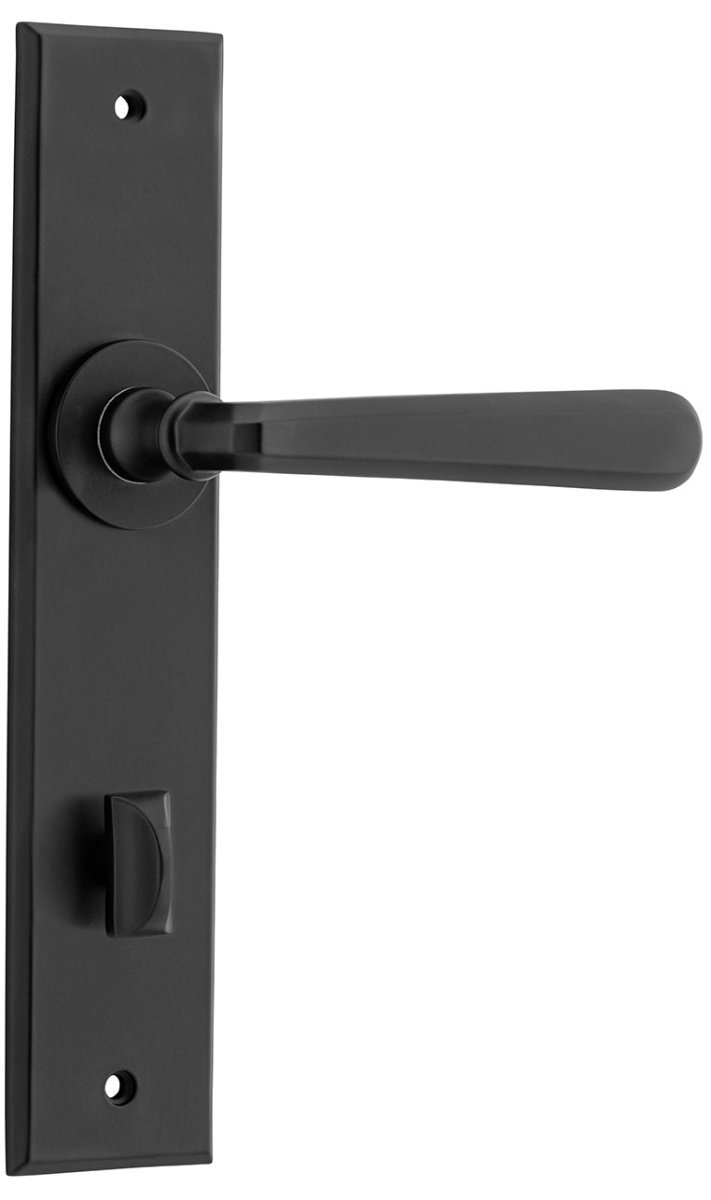 IVER Copenhagen Solid Brass Chamfered Door Handle – Multiple Finishes Available - Entry - Point - 12880P85 - Iver