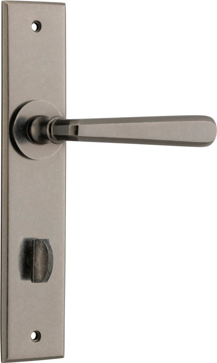 IVER Copenhagen Solid Brass Chamfered Door Handle – Multiple Finishes Available - Entry - Point - 13880P85 - Iver