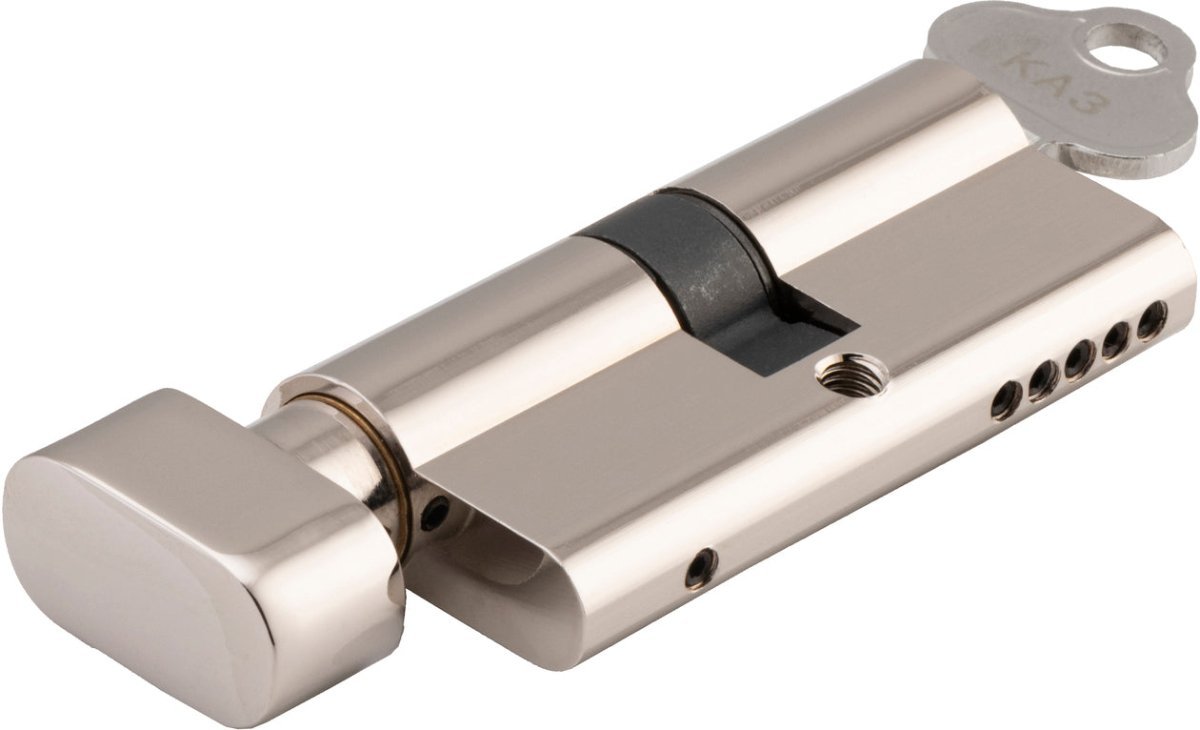 IVER Euro Cylinder Key/Thumb Turn - Multiple Finishes Available - Entry - Point - 21618 - KA3 - Iver