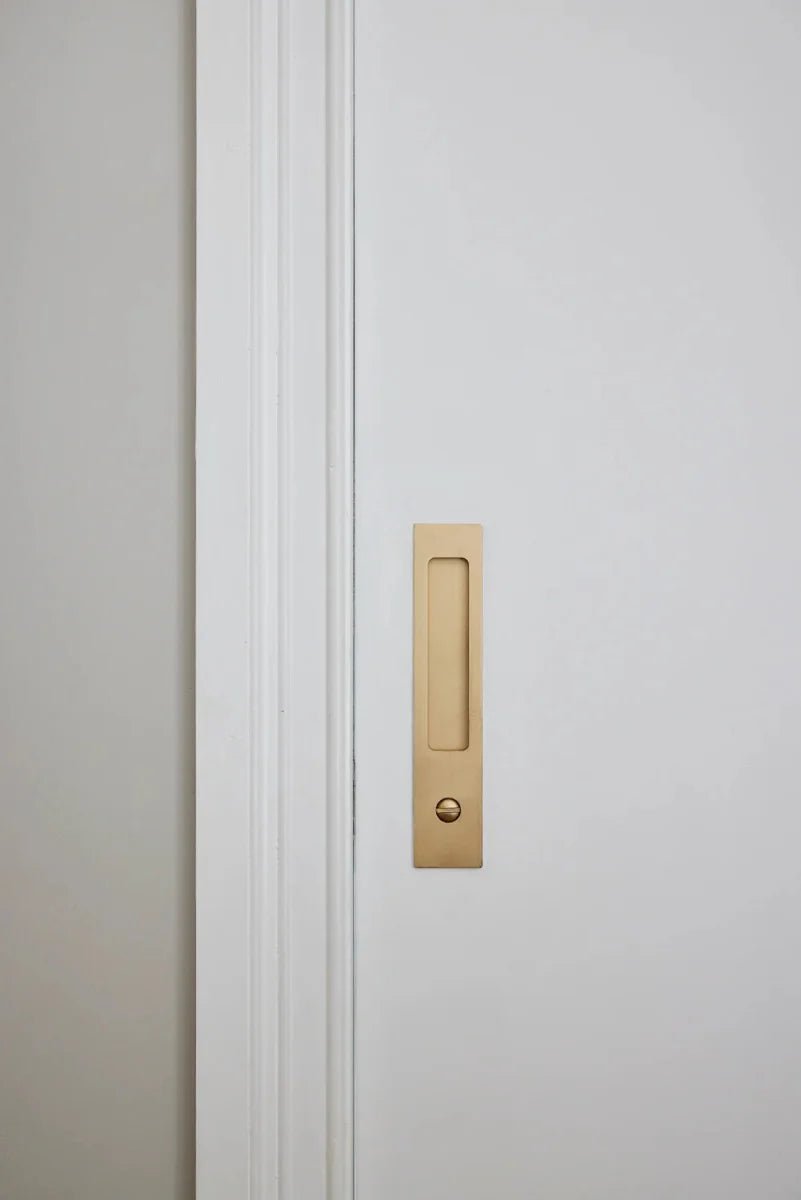 IVER Rectangular Sliding Door Pull Privacy Kit - Multiple Finishes Available - Entry - Point - 17181P - Iver