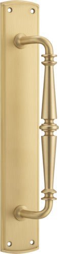 IVER Sarlat Pull Handle on Backplate – Multiple Finishes Available (Individual) - Entry - Point - 17100 - Iver