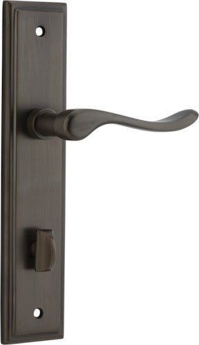 IVER Stirling Solid Brass Stepped Door Handle – Multiple Finishes Available - Entry - Point - 10926P85 - Iver