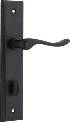 IVER Stirling Solid Brass Stepped Door Handle – Multiple Finishes Available - Entry - Point - 12926P85 - Iver