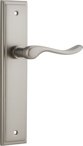 IVER Stirling Solid Brass Stepped Door Handle – Multiple Finishes Available - Entry - Point - 14926 - Iver