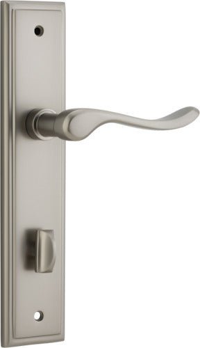 IVER Stirling Solid Brass Stepped Door Handle – Multiple Finishes Available - Entry - Point - 14926P85 - Iver