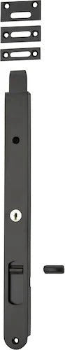 Locking Flush Bolts - Entry Point - Iver - Matt Black - Bolts