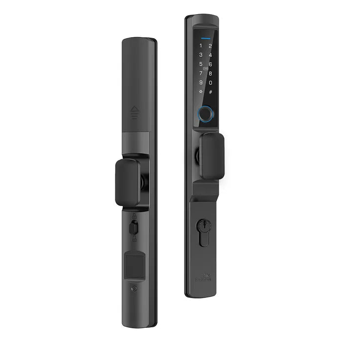 LOCKTON 'E - Series' (Euro Narrow Leverset) SMART DOOR LOCK (Sliding Door) *Matte Black* - Entry - Point - ELEV36 - BLK - S20 - Lockton